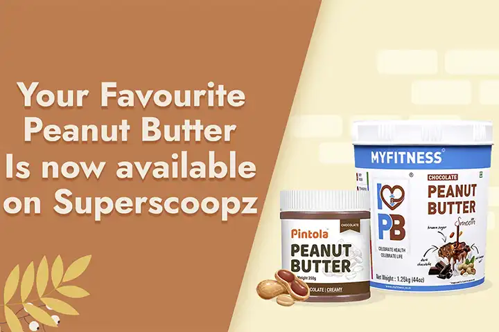 Best and healthy peanut butter from Pintola and Myfitness from Superscoopz